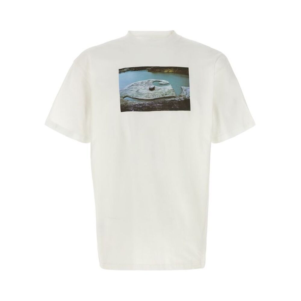 Carhartt Wip White Organic Cotton Men's T-Shirt